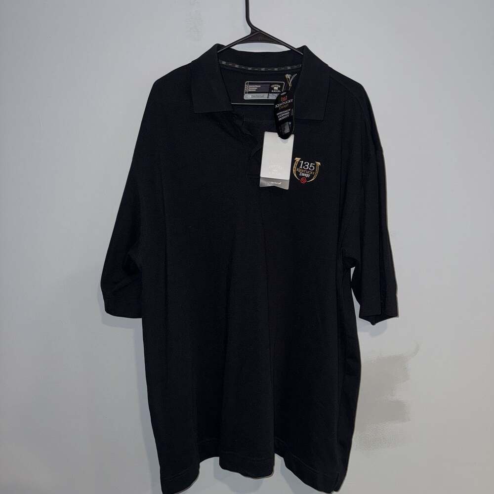 NWT Cutter & Buck CB Drytec 135th Kentucky Derby‎ Solid Polo XXL
